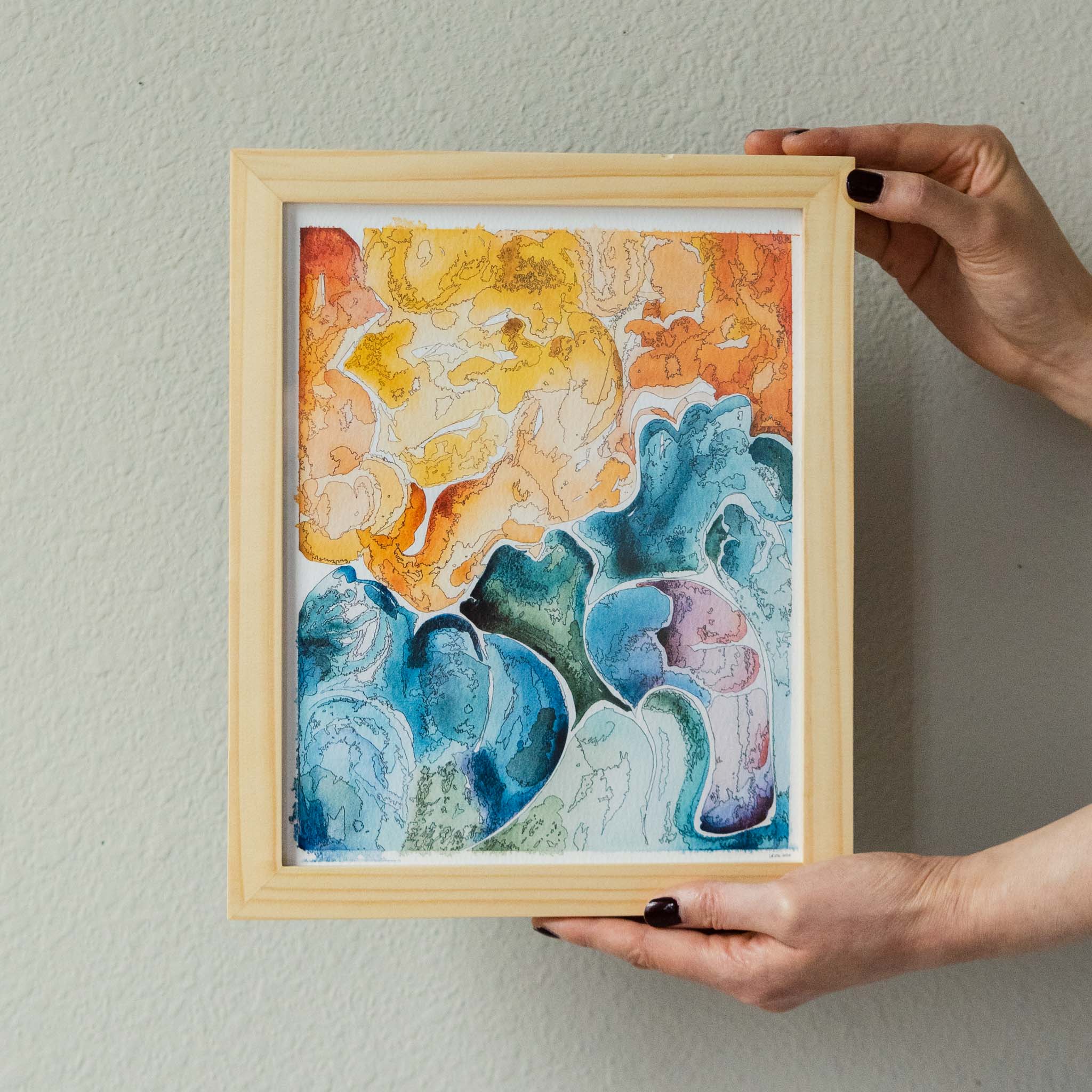 Cloudy Blooms Print